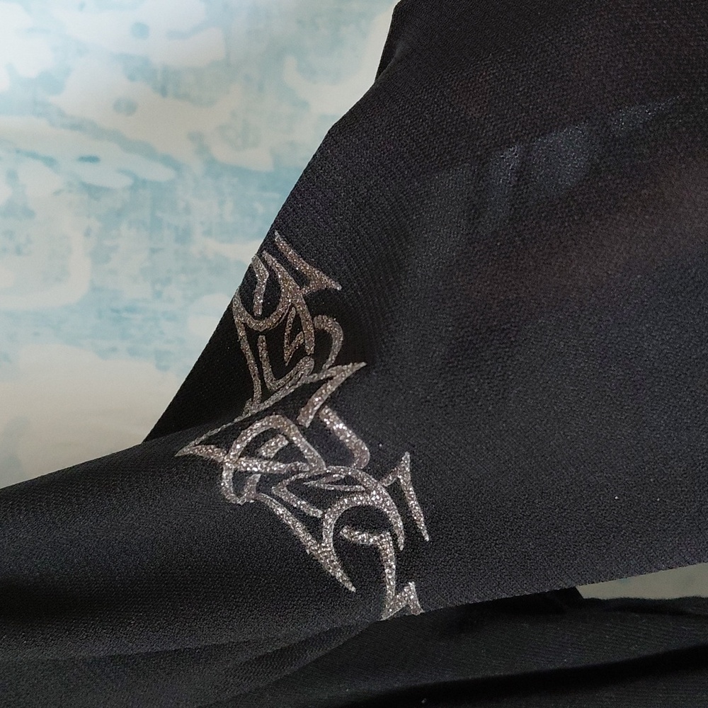 Harley-Davidson Black Tee with Silver Logo - Picture 4 of 6